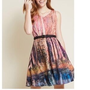 ModCloth  certifiably, sweet fit, and flare dress M